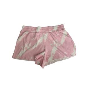 Grayson Social Sleepwear Womens Size Large Pink White Lounge Pajama Shorts Soft